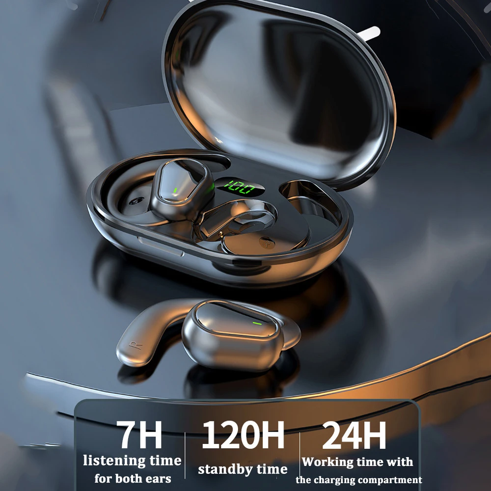 Bluetooth 5.3 hoofdtelefoon oorhaak oortelefoon draadloze koptelefoon hifi stereo waterdichte headset ruisonderdrukking oordopjes voor Xiaomi