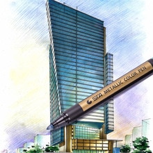 10 Color matching Art Markers Brush Pen Sketch Alcohol Based Markers Dual Head Manga Drawing Pens Art Supplies