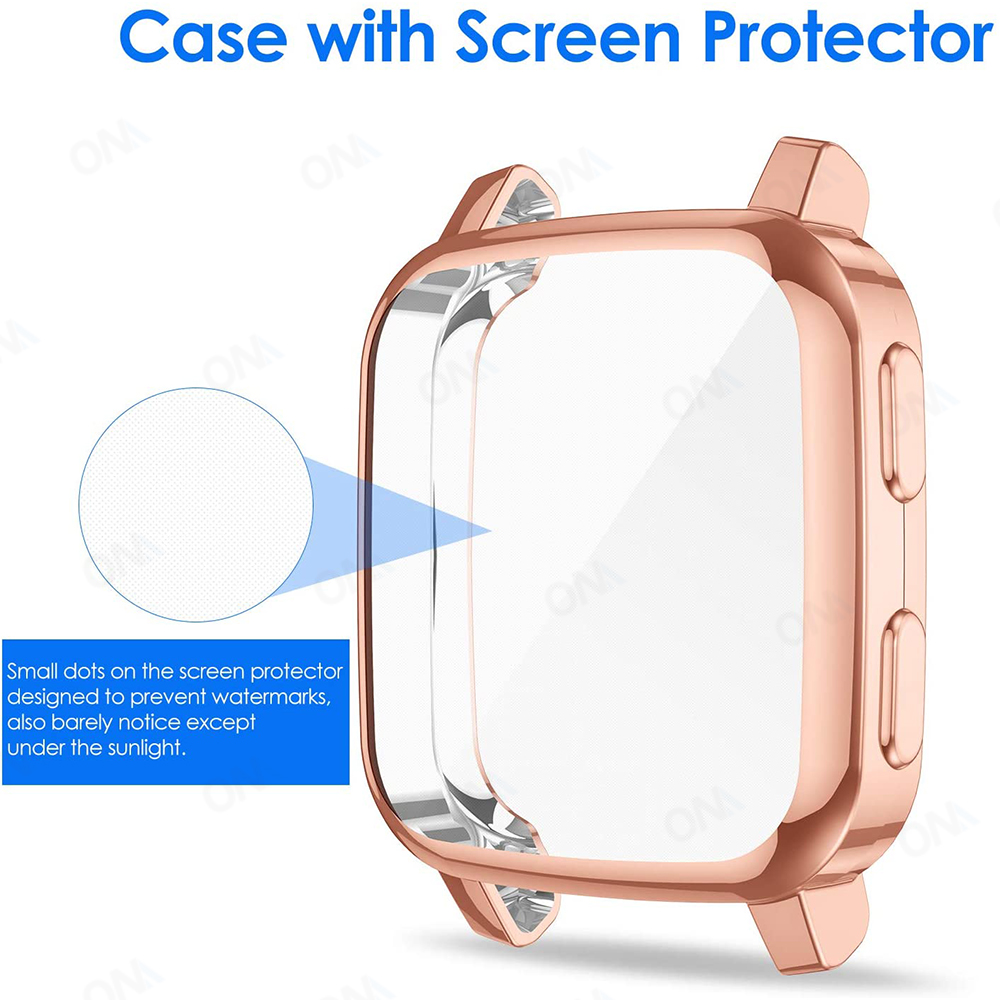 Beschermhoes Voor Garmin Venu Sq Case Full Screen Protector Shell Bumper Cases Voor Garmin Horloge Venu Sq Muziek Accessoires