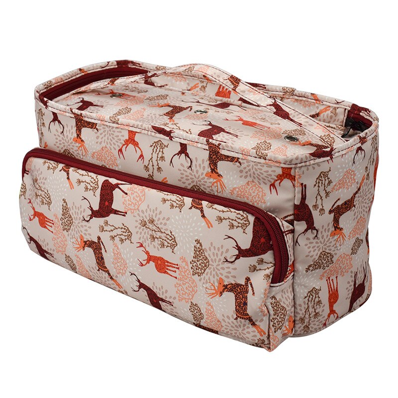 Knitting Woolen Yarn Storage Bags Sewing Kit Case Waterproof Organizer Bag Knitting Tool Holder Traveling Knitting Organizer: G 36x18.5x15.5cm