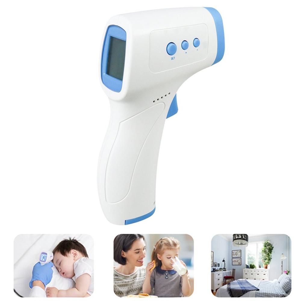 Voorhoofd Oor Non-contact Draagbare Thermometer Digitale Infrarood Termometro Lcd Body Koorts Baby/Adult Temperatuur Meten