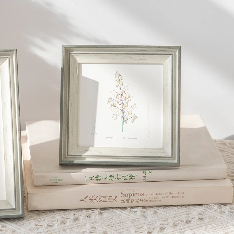 Vierkante Fotolijst Hars Frames Voor Foto 'S Wandstandaard Met Plexiglas Glas Voor 10X10, 15X15, 20X20 Kids Fotolijsten: 8 inch / Rood