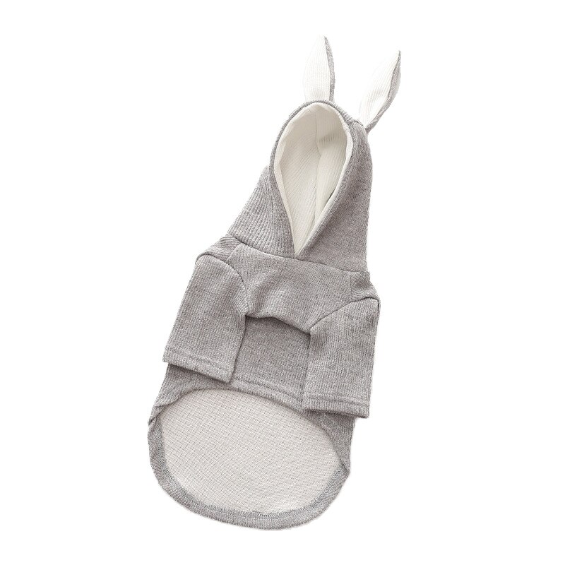 Hunde klær hund genser fleece hettegenser kanin hund skjorte fransk bulldog chihuahua katt skjorte kjæledyr klær ropa perro valp kanin øre: Ted-hs / Xs