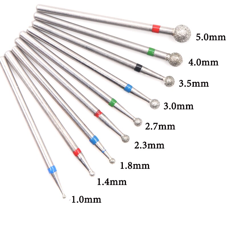 Taladro de uñas cortador de diamantes para aparatos de manicura para máquina de manicura fresadora para uñas boquilla para manicura pedicura