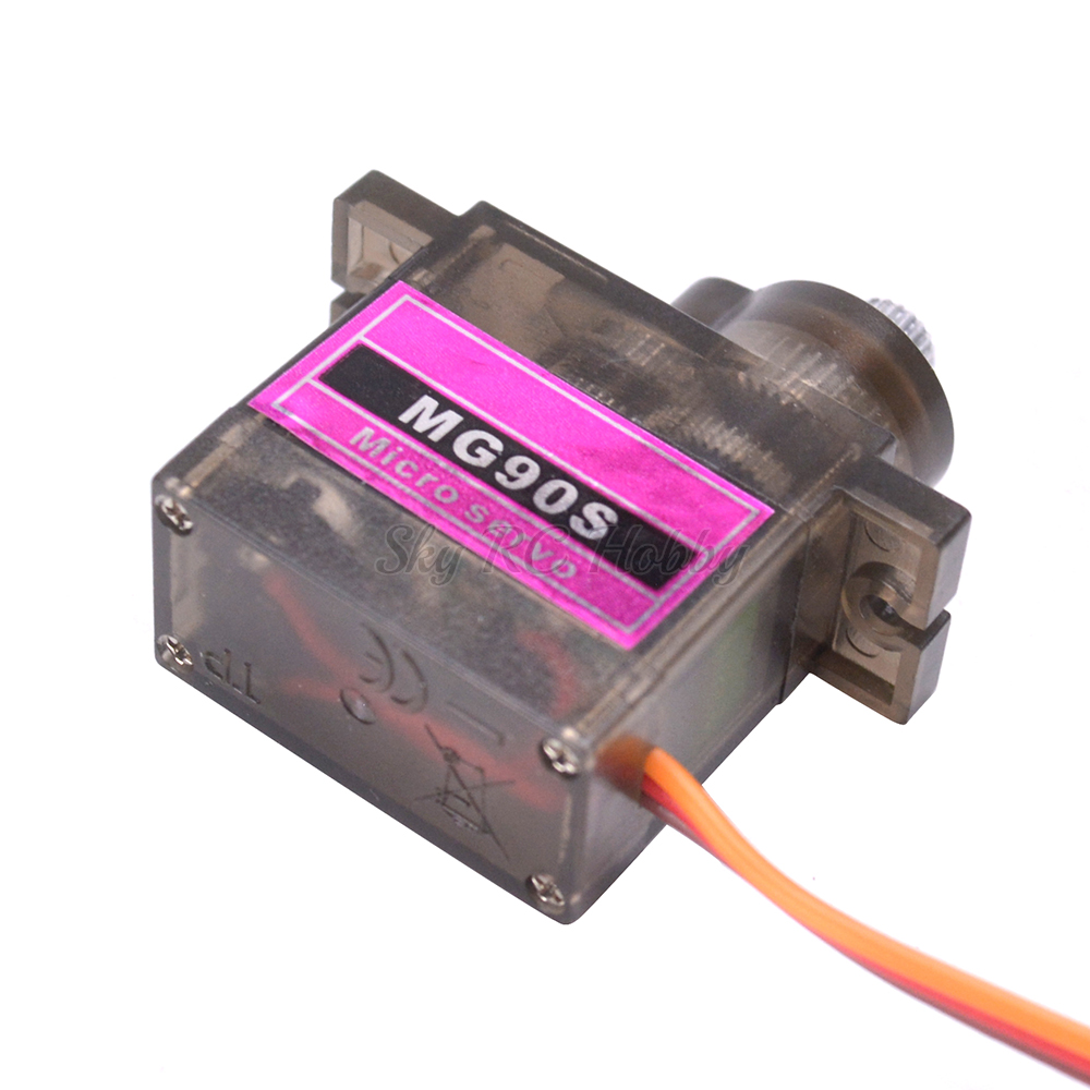 MG90S 9g Metal Gear Mini Rc Servo Upgraded SG90 Digitale Micro Servo voor Smart Voertuig Helikopter Boot Auto
