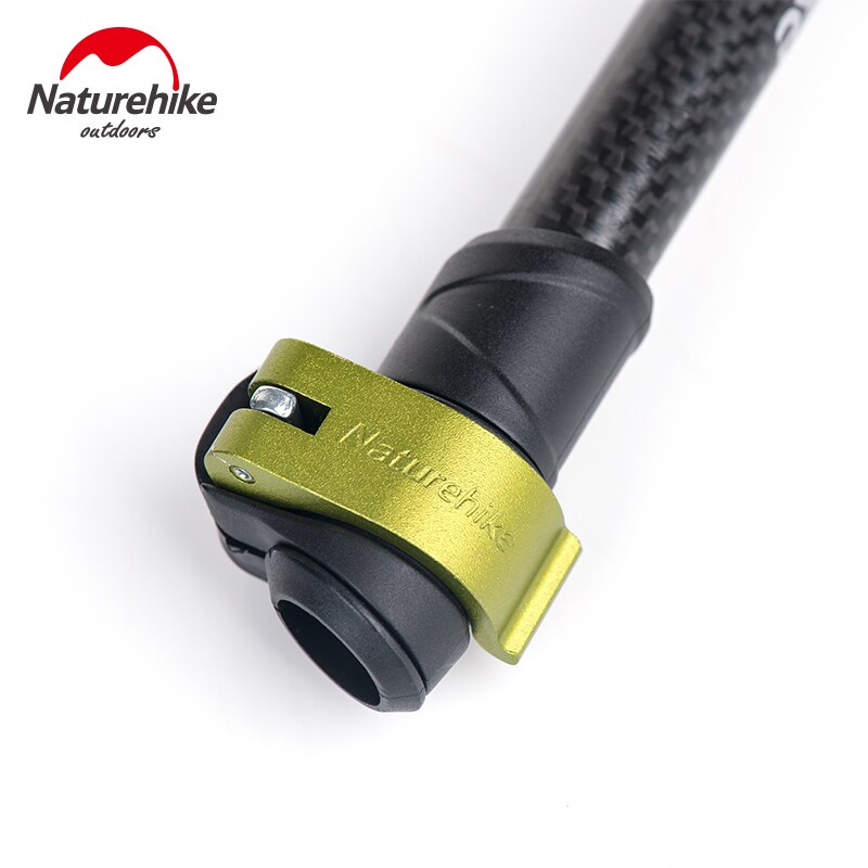 Naturehike Walking Stick Folding Ultraligh Portable Telescopic Hiking Stick Straight Handle Trekking Pole Climb Stick NH17D005-D