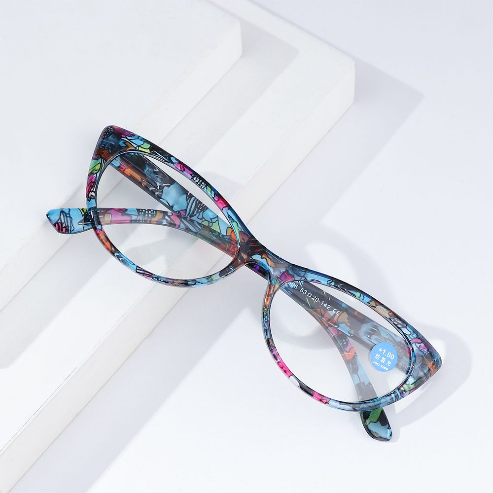 Floral Reading Glasses Urltra-Light Hyperopia Prescription Presbyopia Eyeglasses Spectacles Eyewear Glasses +1.0 +4.0