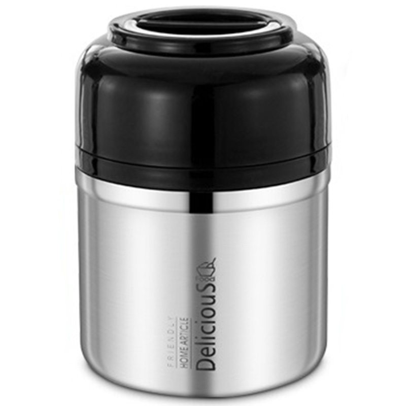 Lunchbox van roestvrij staal, thermische lunchbox met langdurige isolatie, bentobox, voedselbewaarcontainer voor kantoor en school: Default Title