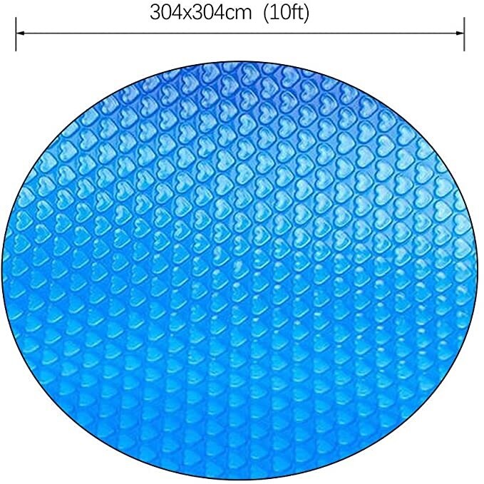 Round Pool Solar Cover 10 ft Easy Set and Frame Po... – Vicedeal