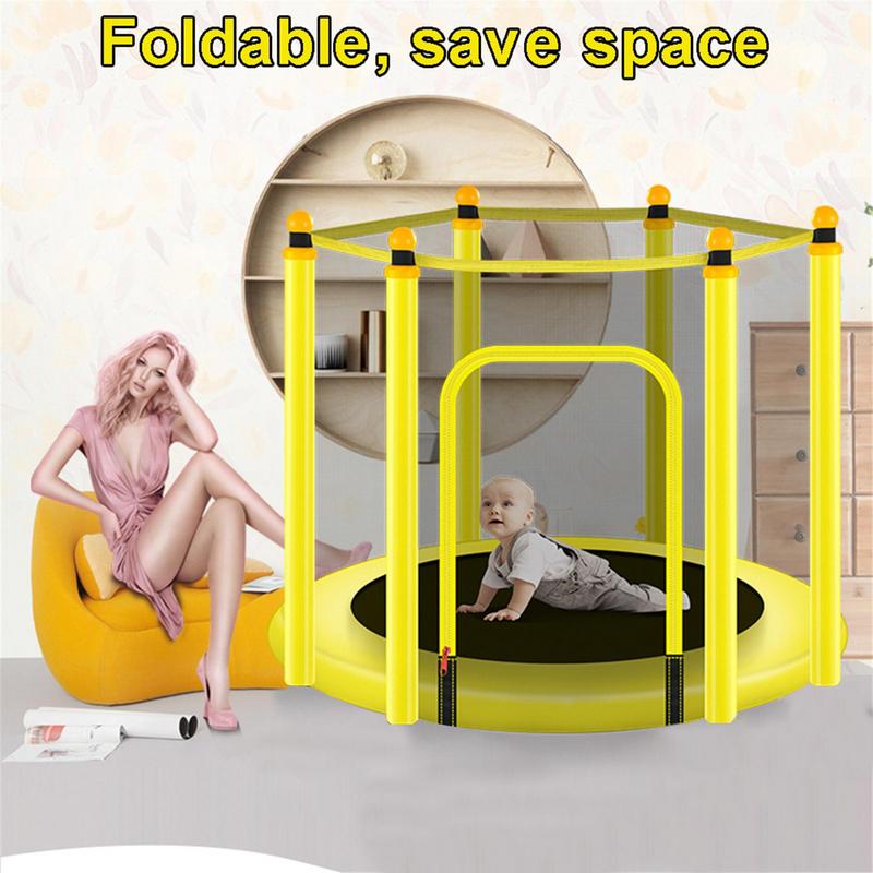 6-polig 1.2/1.4 m rund Kinder Mini-Trampolin gehäuse Netz polster wetterfester Trampolin-Netzwerks chutz