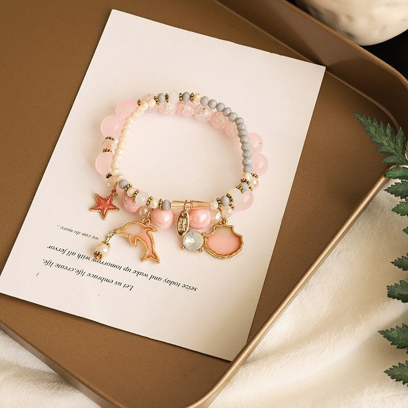 Mode eenvoudige kristal armband vrouwelijke persoonlijkheid wilde armband sieraden: 08