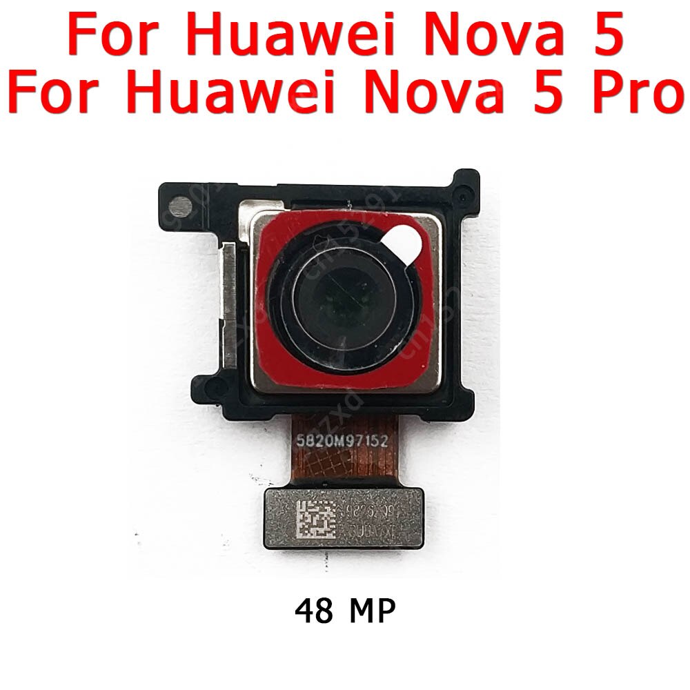 Caméra avant et arrière pour Huawei Nova 5 Pro 5T, Module de caméra principale, pièces de rechange flexibles: Nova 5 Back