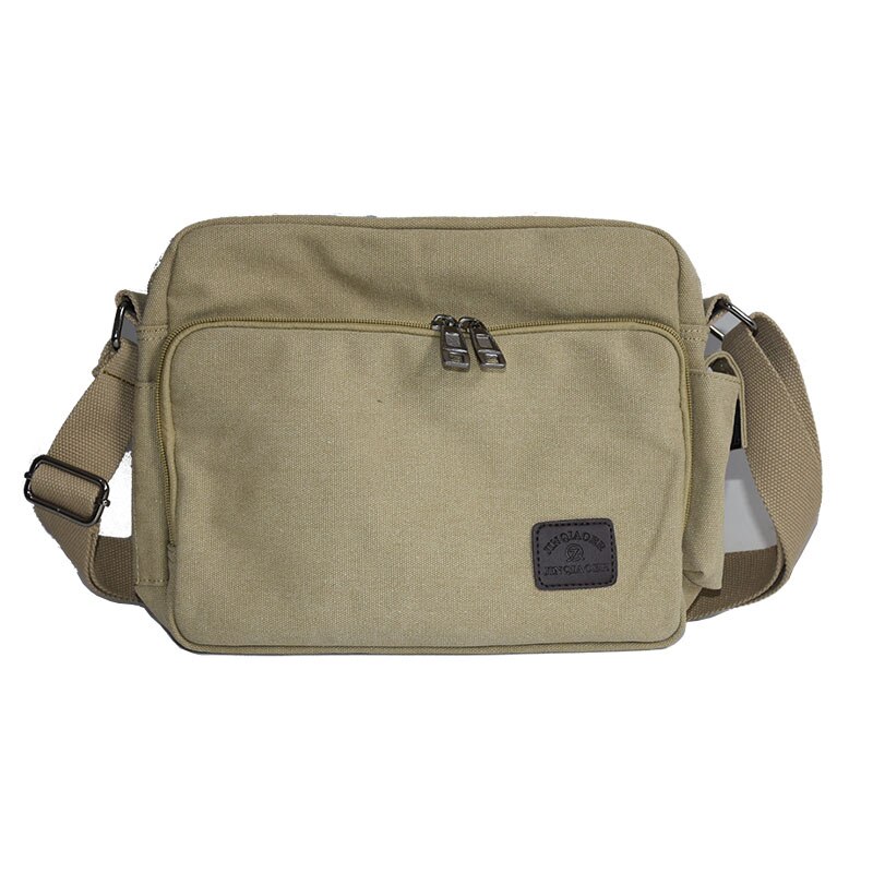 Hommes Toile Sac décontracté Voyage hommes Sac À Bandoulière De Luxe Hommes Messenger Sacs: beige