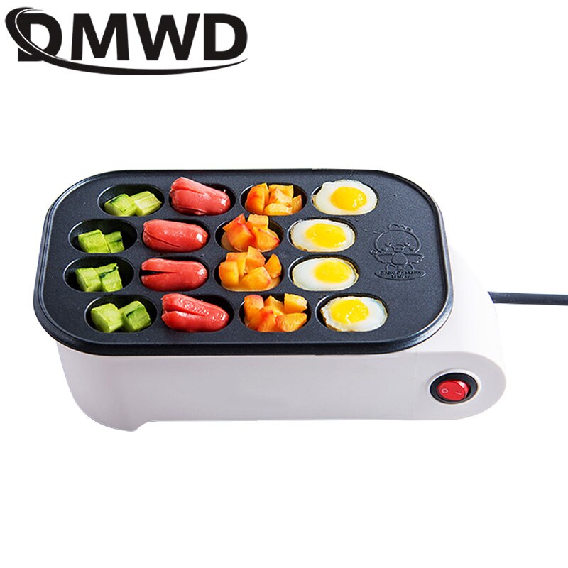DMWD ośmiornica piłka producent elektryczna maszyna Taiyaki kiełbasa hot-dog jajka omlet grill japońnarty ryba kształt piec robić pieczenia blacha robić pieczenia ue