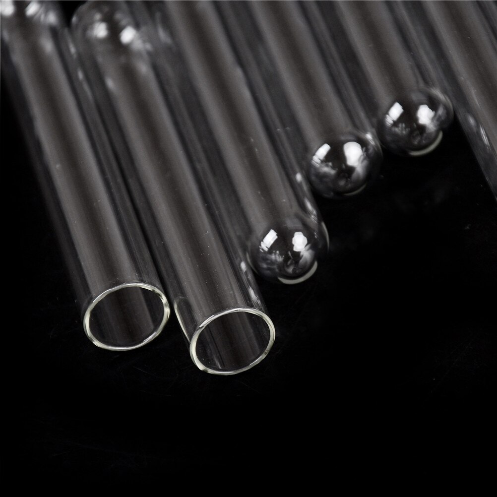 10pcs 100mm Pyrex Glass Blowing Tubes 4 Inch Long Thick Wall Test Tube