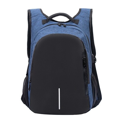 Multifunction Anti-theft Travel Large Capacity Business Computer Bag Charging Male College Student Backpack: black blue