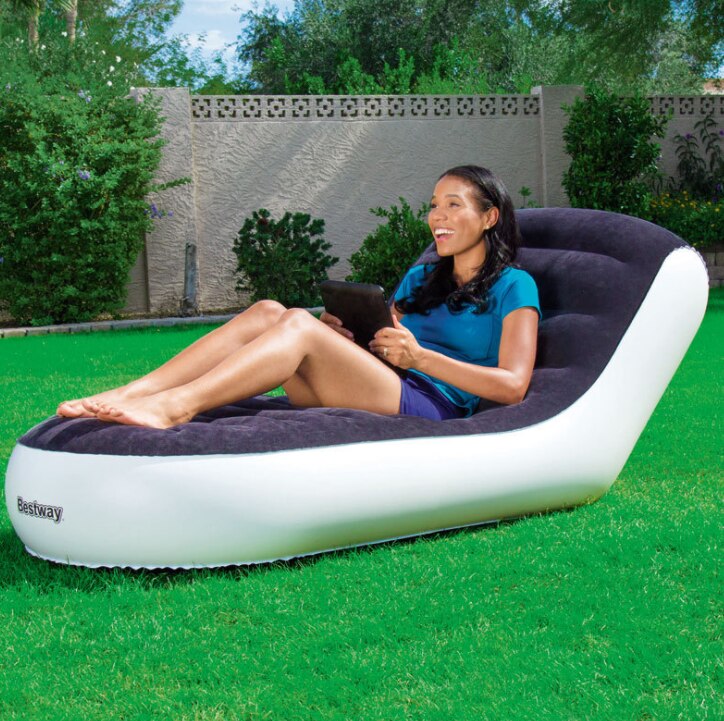 Lazy sofa inflatable sofa bed single inflatable so... Grandado