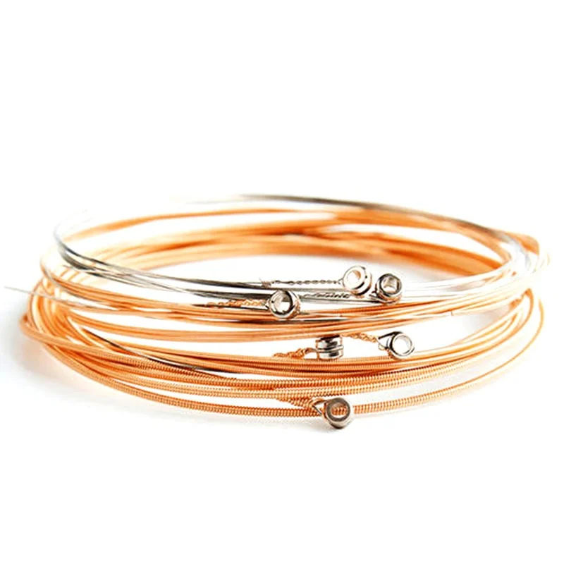 Gitaar/Ukelele Snaren 4/6 Stuks/set Zuiver Koper Snaren 1-6 Voor Akoestische Gitaar Ukelele Bas Snaren Klassieke Akoestische folk