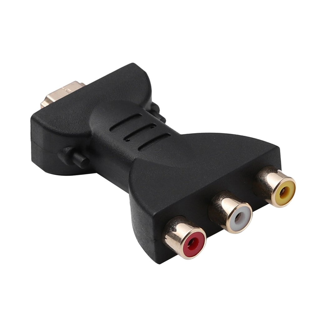 vergulde HDMI naar 3 RGB RCA Video Audio Adapter AV Component Converter