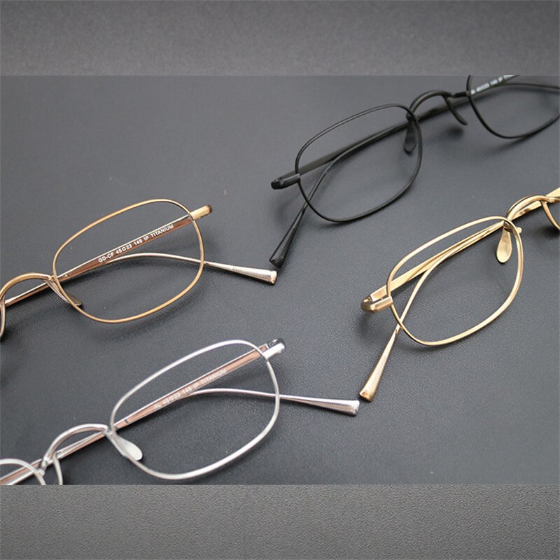 Japanese Square Handmade Lightweight Glasses Small Frame for women Blue Blocking Eyewear Men Eyeglasses Titanium oculos de grau