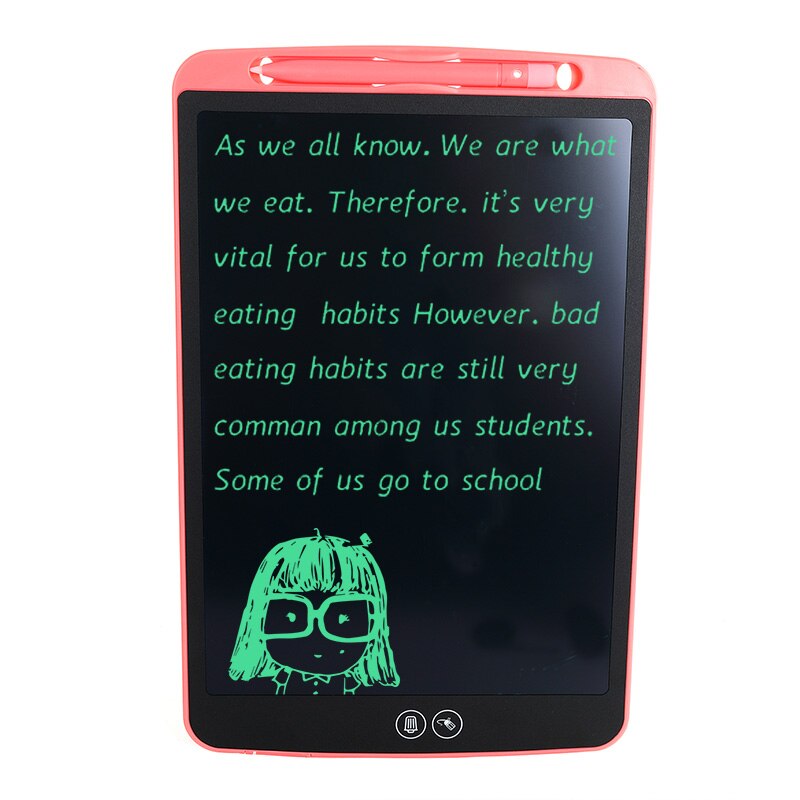 12 inch digital writing tablet Electronic Writing drawing board paperless lcd tablet ewriter graphic handwriting doodle pad