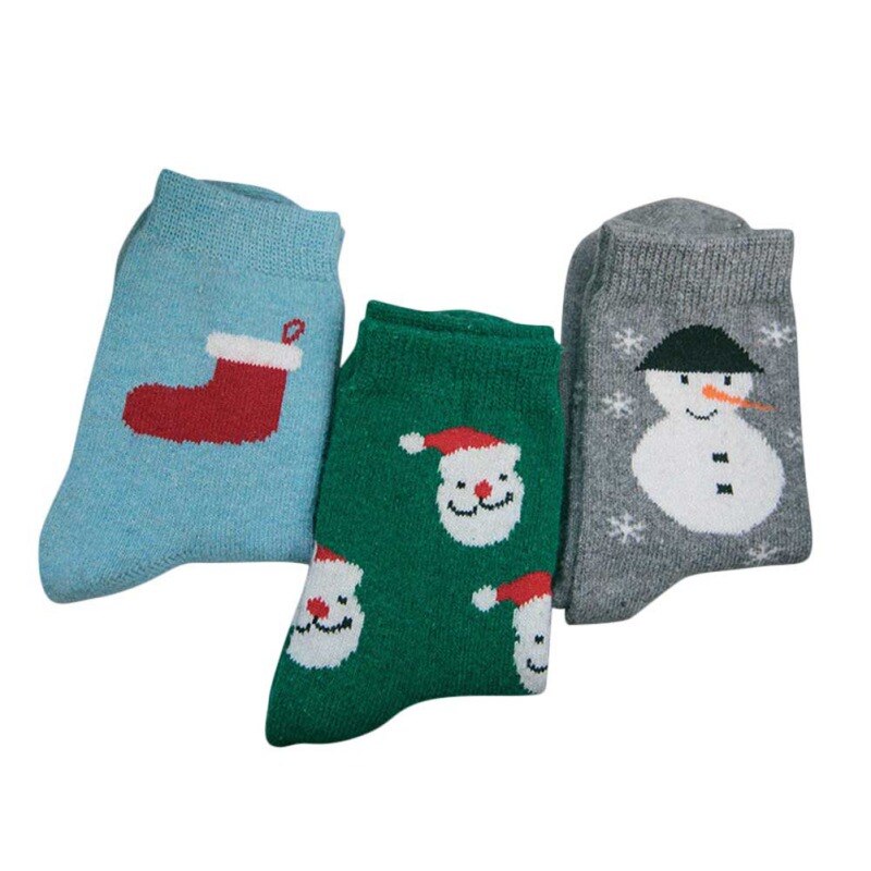 2 stk kvinder jul vinter tykke sokker varme lange sokker basketball sport anti-slip sokker 5 farver