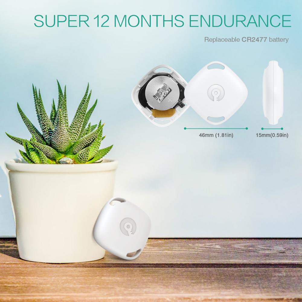 Oria trådløs termometer bluetooth hygrometer til android / ios indendørs udendørs temperatur fugtighedsmåler alarm