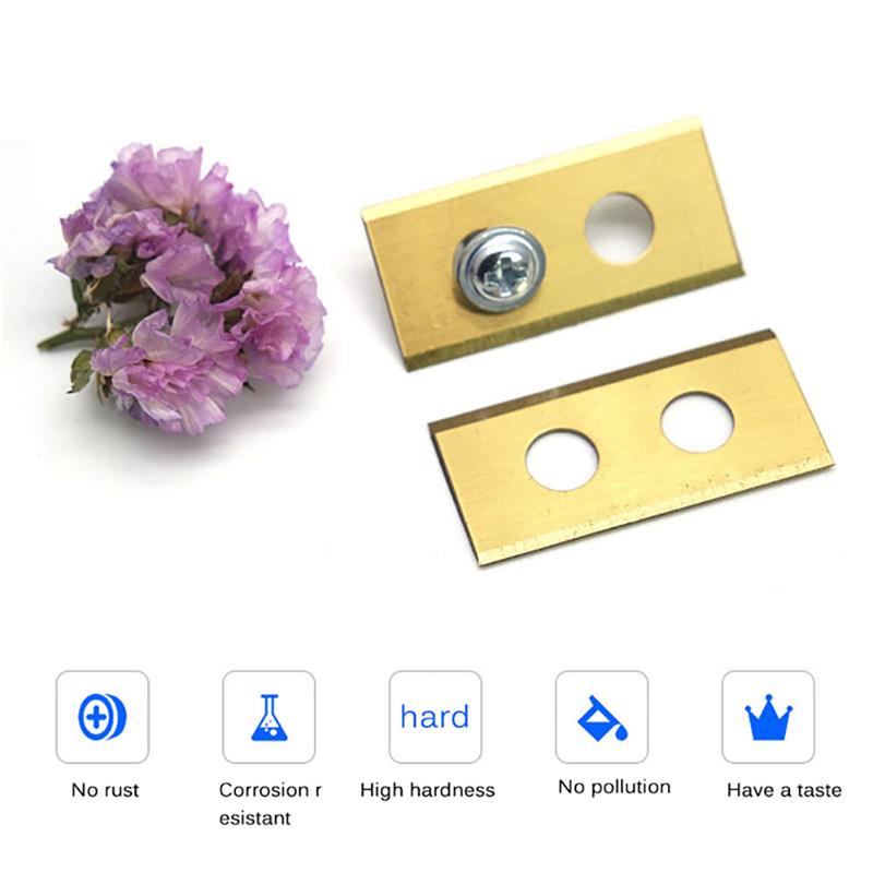 30pcs Titanium Coated Robot Mower Replacement Blades for ROBOT LAWN MOWER