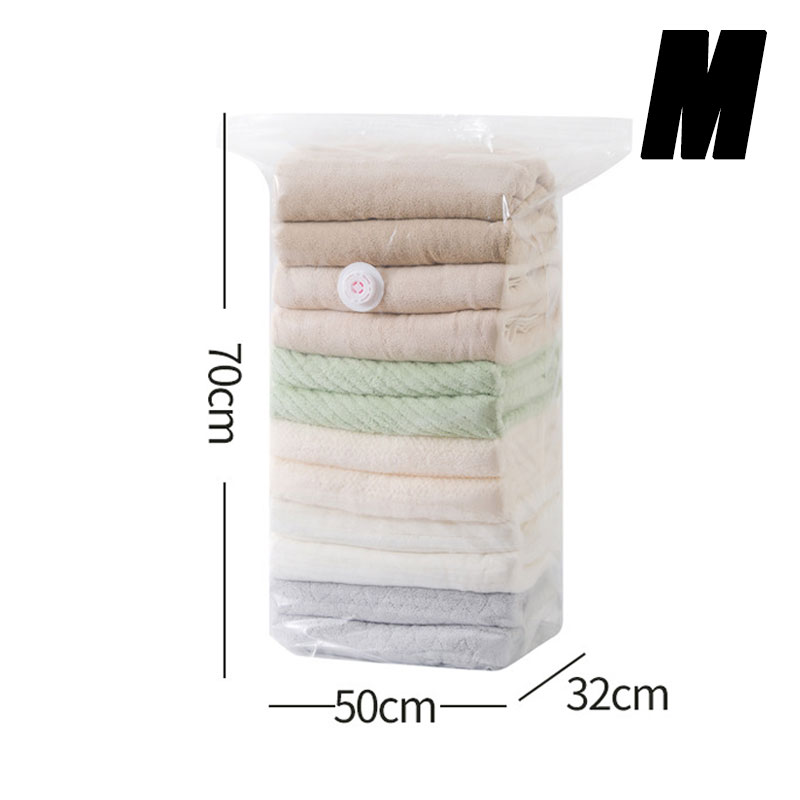 5/1PCS Cubic Vacuum Storage Bags For Clothes,Space Saving Bags Storage Vacuum Seal Packet,Folding Compressed Organizer Bag: L / green
