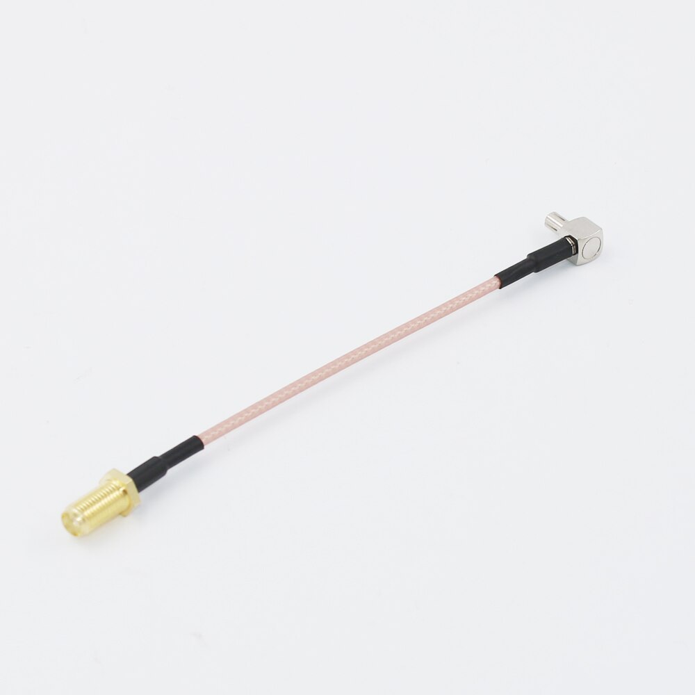2 stk / lot antenne adapter kabel sma hun til  ts9 crc 9 han grisehale forlængerkabel til 3g 4g huawei router modem zte antenne