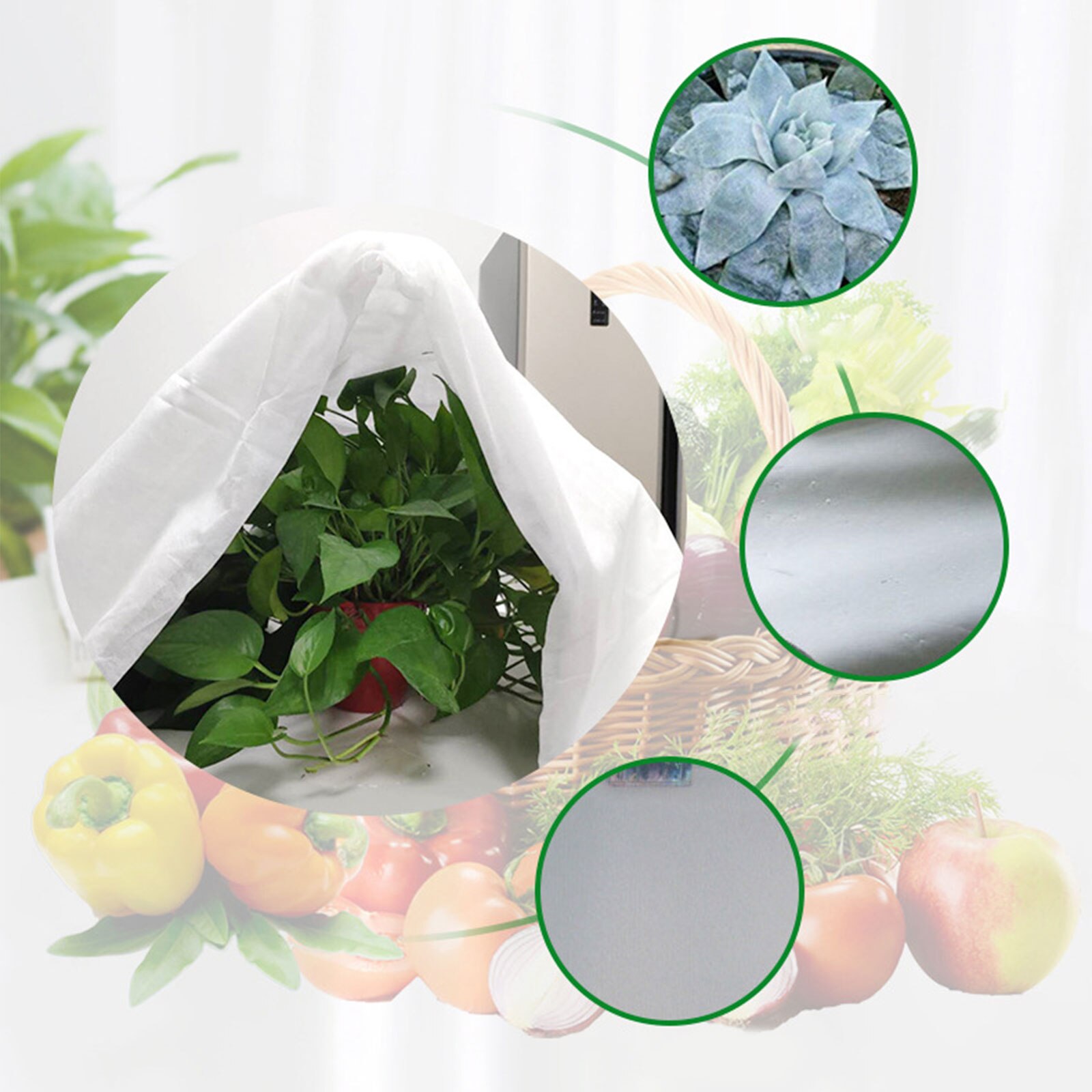 Tree Cover Warm Insect Frost Protection Plant Covers Garden Warming Fabric Anti Frost Light Permeable Fleece Freeze Protection