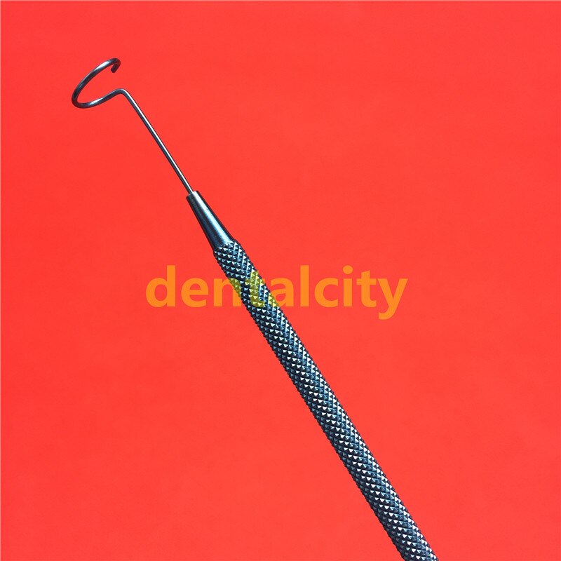 1pcs Titanium double ended pigtail probe ophthalmic eye surgical instruments