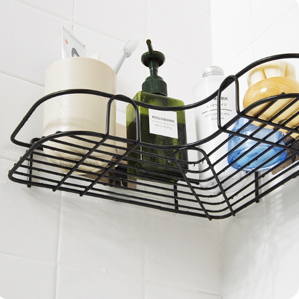 Repisa esquinera de acero inoxidable para baño, champú y ducha, estantes cosméticos, accesorios de baño, organizador de almacenamiento, soporte