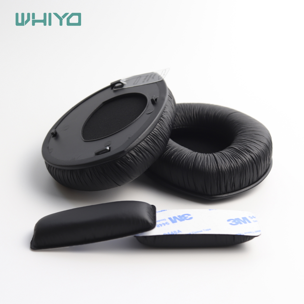 Whiyo Ersatz Ohrpolster Mit Kunststoff Haken für Sennheiser RS110 RS160 RS170 RS180 HDR160 HDR170 HDR180 Kissen Abdeckung Ohr Pads: 1 einstellen von Leder