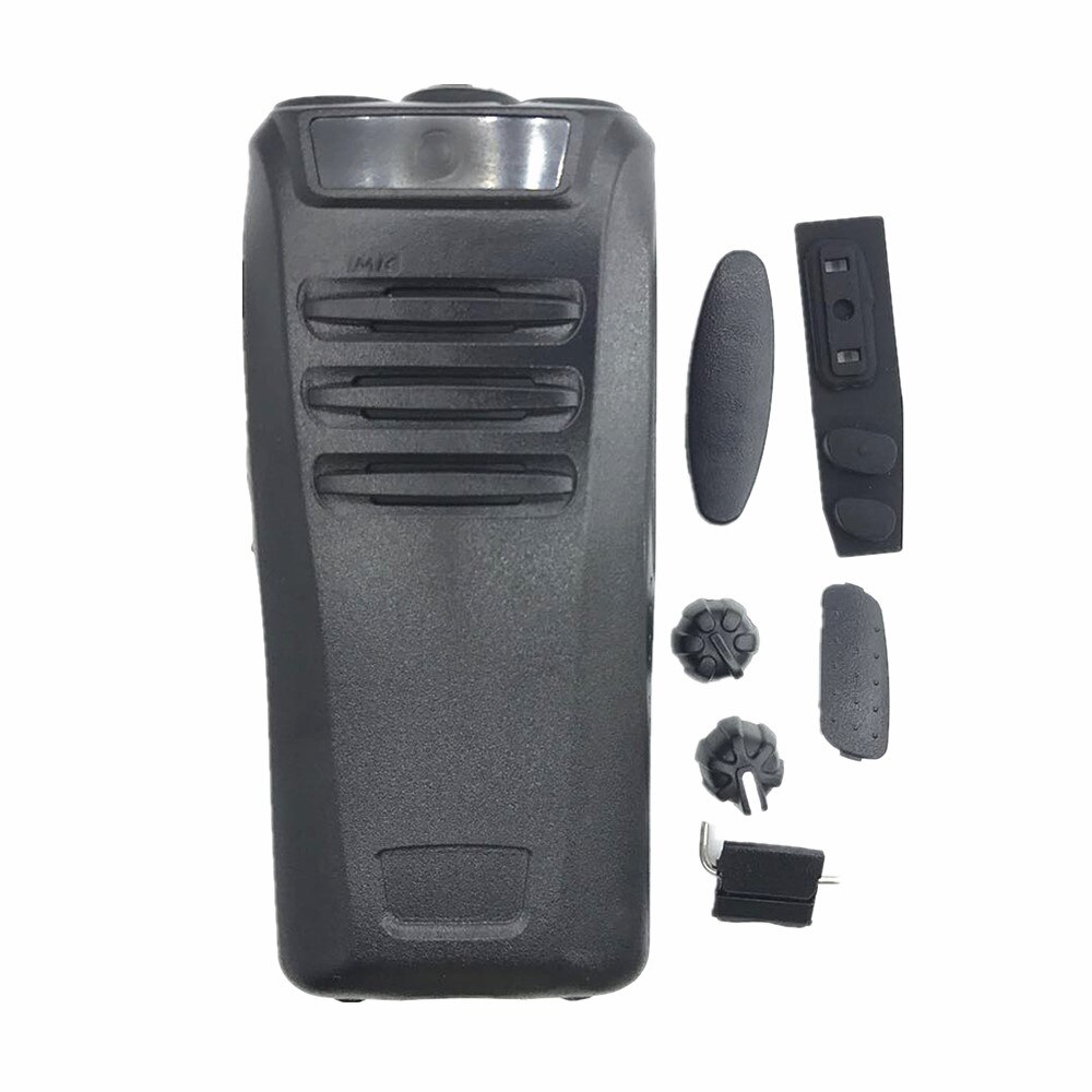 Nuova custodia custodia Shell anteriore + Kit di riparazione manopola per Kenwood NX340 NX240 accessori Radio walkie-talkie