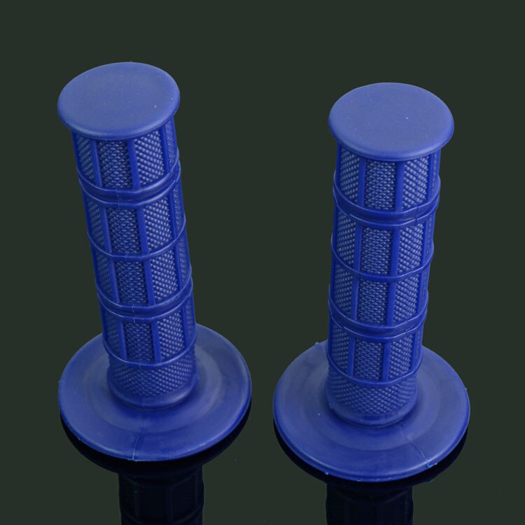 Motorcycle Handlebar Rubber Grips For SUZUKI RM250 RM125RMZ250 RMZ450 RMX250 DR250 DRZ400 DR650 RM85 Pit Dirt Bike: deep blue