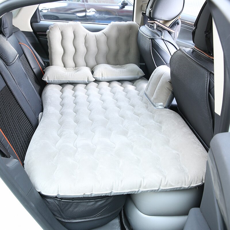 Funda de asiento trasero de coche, colchón de aire de viaje, cama inflable de buena ,: Grey