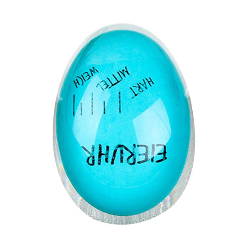 Egg Timer Soft Boiled Egg Perfect Color Changing Timer Cooking Kitchen Tool Resin Egg Cooker Observer Hard-boiled Eggs Artifact: Blauw