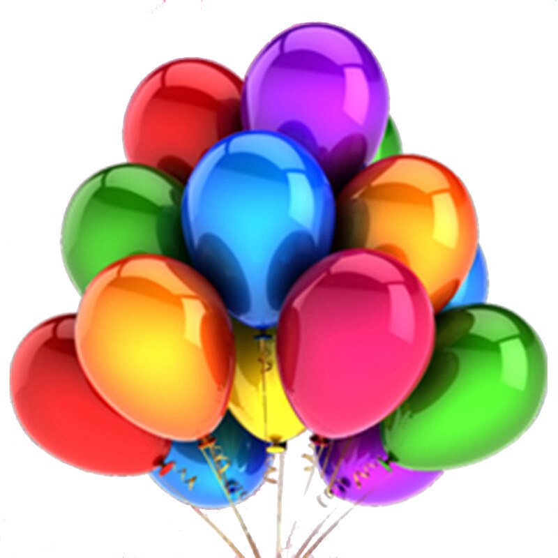 20 stk. 12 tommer guldflis hvid latexballoner tillykke med fødselsdagen bryllupsfest indretning voksen barns oppustelige heliumballoner: Blande