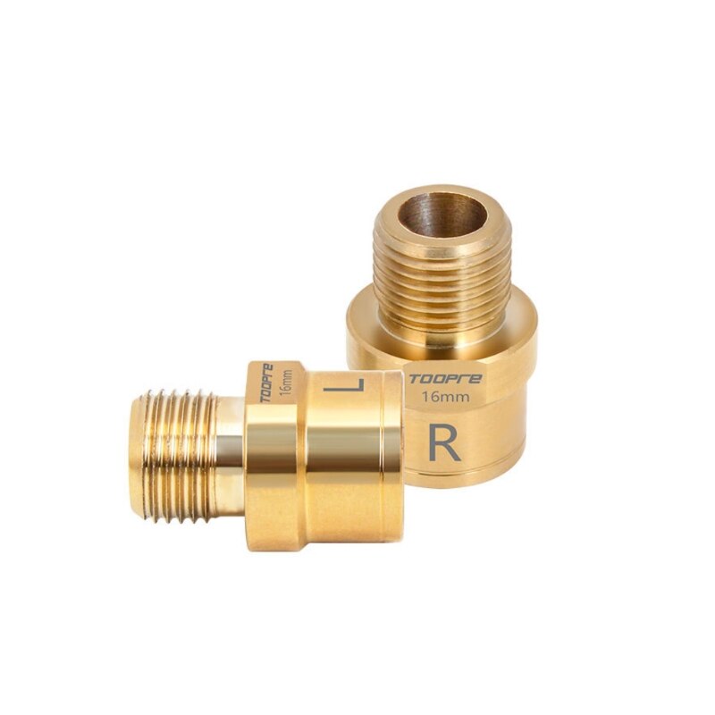 Cykel pedal förlängningsbultar distanser förlängare pedal axel vev tillbehör 16mm 20mm för cykel pedal förlängning: Gd16mm