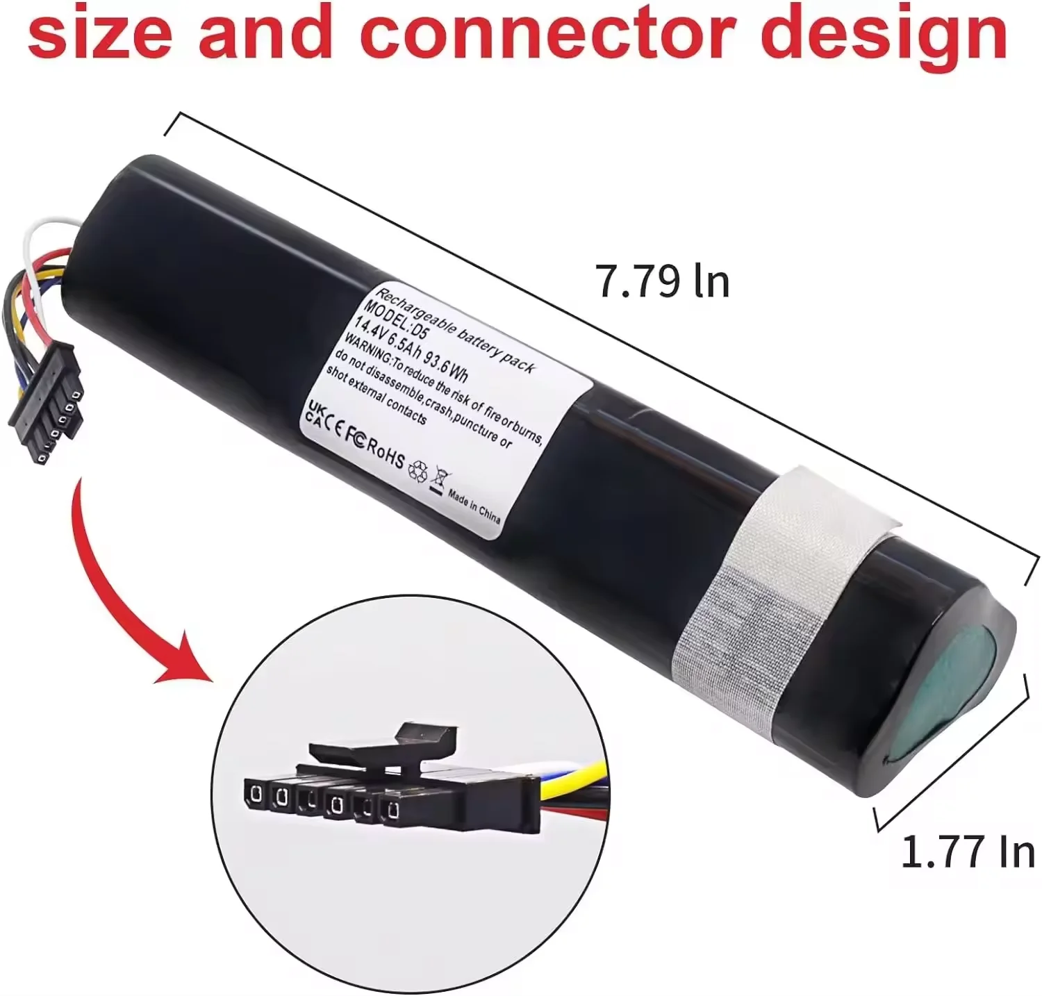 Nueva batería de repuesto para aspiradoras robóticas Neato Botvac Connected D3 D3+ D4 D5 D5+ D6 D7, número de pieza: 945-0225/205-0011