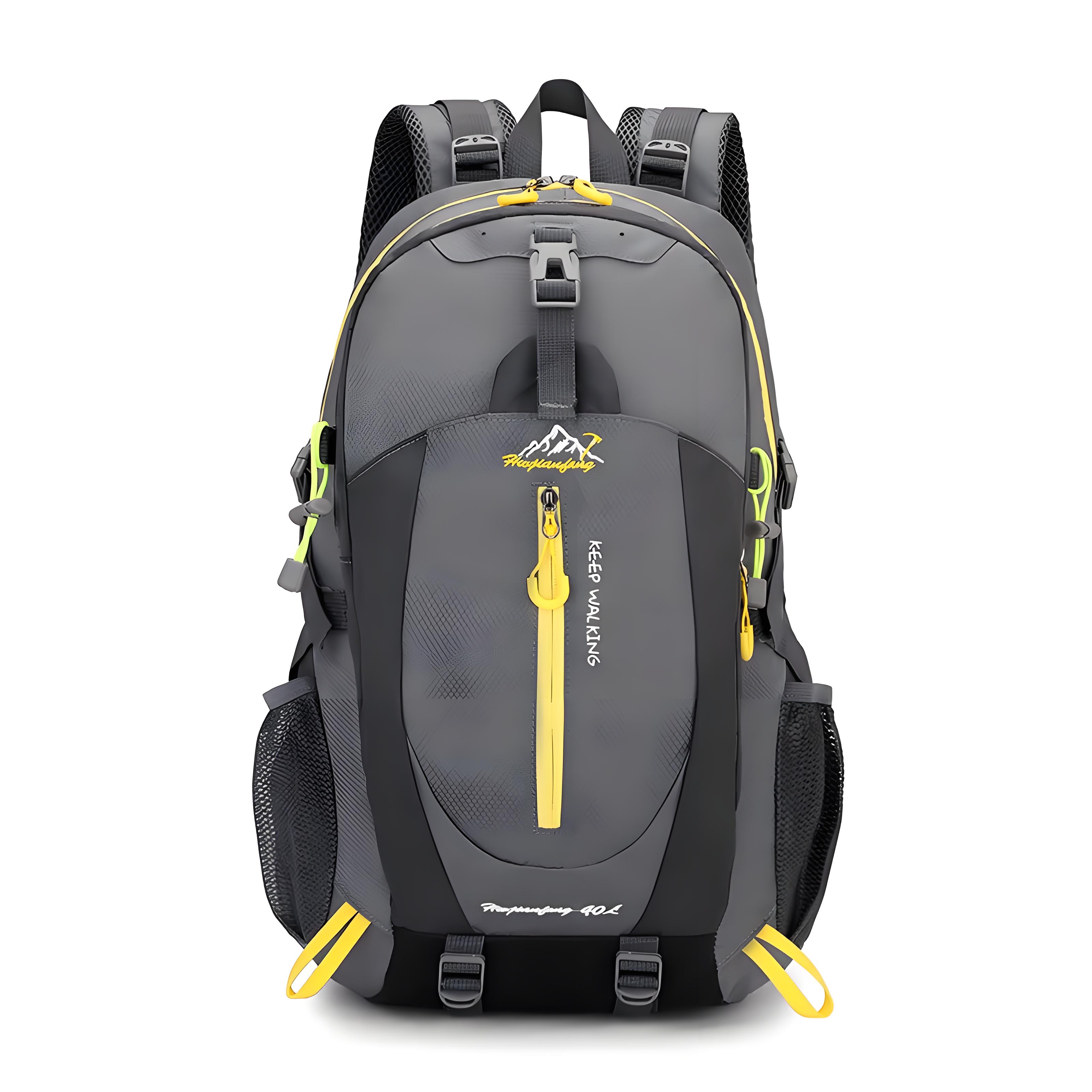 40L Lightweight Outdoor Backpack Waterproof Travel Mountaineering Bag Trekking Climbing Back Bags For Men Women Hiking Supplies: black