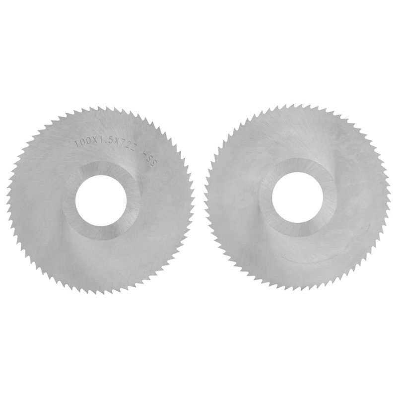 100mm 72 Teeth HSS Circular Saw Blades Wood Timber Aluminium Cutting 27mm Bore