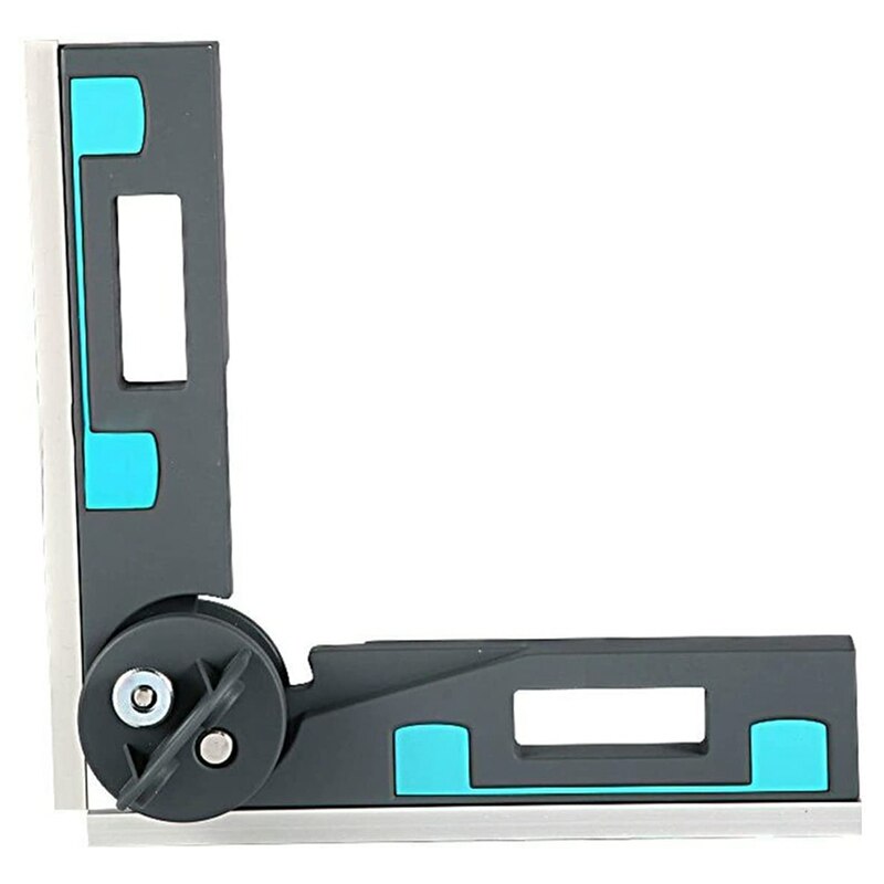 Mini Small Square Center Finder Tool - Nauwkeurige Houtbewerking Liniaal Met Schaal