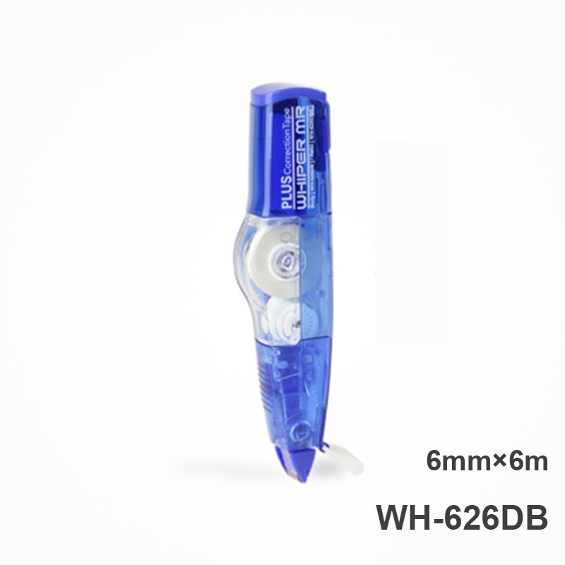 PLUS Austauschbare Korrektur Band mit Refill 5 mm * 6 Meter Japan Weiß Aus Corrector Schreibwaren: WH-626DB(Dark Blue)