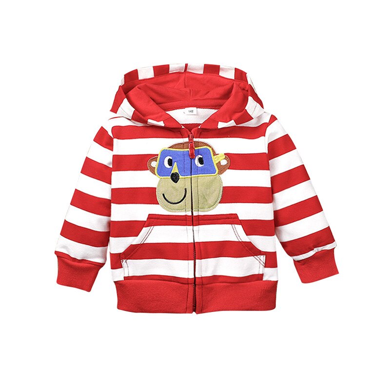 Kinderkleding Producten Mode Jongens Herfst Winter Cartoon Rits Jas Kinderen Baby Boy Trui Vest Jas 35: Rood / 12m