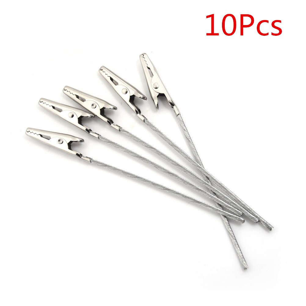 Multi Styles Metal Alligator Clips Power Cable Crocodile Test Clip For Multimeter Car Battery Test: Style 10