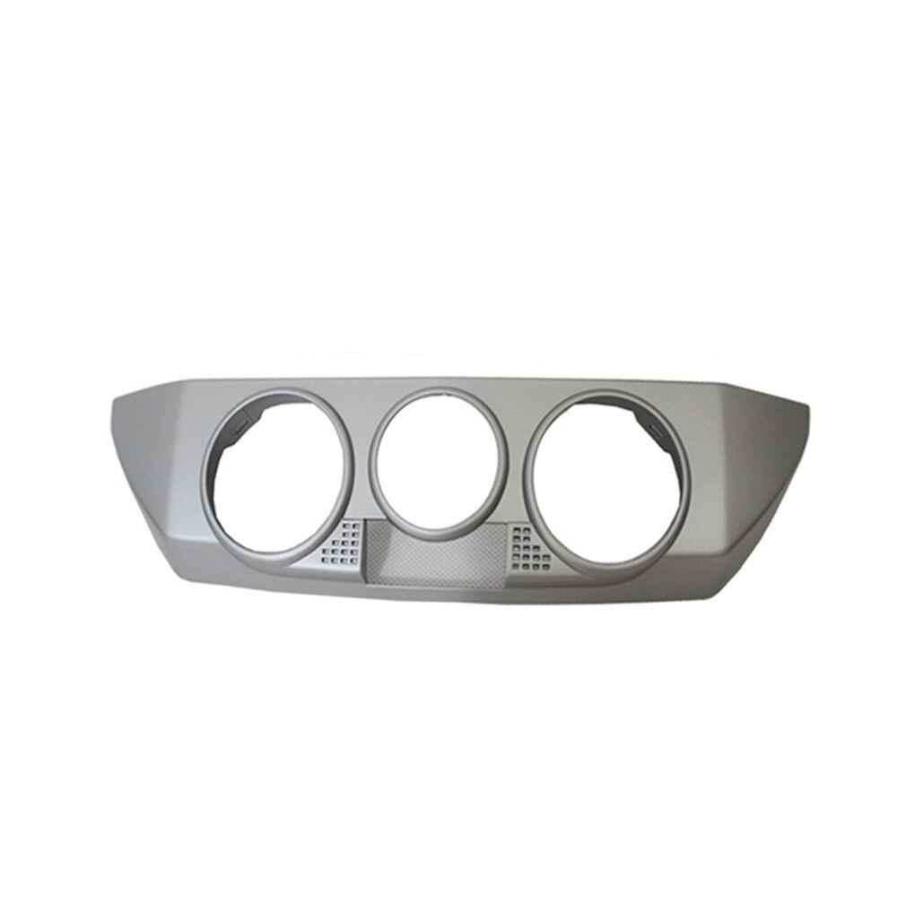 Black Front Dashboard AC Heater Control Panel Trim Cover Cap For VW Polo 9N 2002 2004 6Q0820075C 1QA: Silver