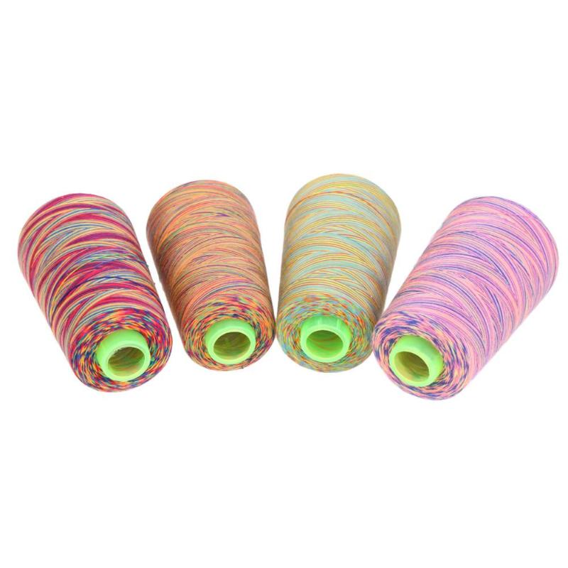 arc-en-ciel point de croix fils à coudre fil Textile tissé ligne de broderie accessoires de couture outils de bricolage