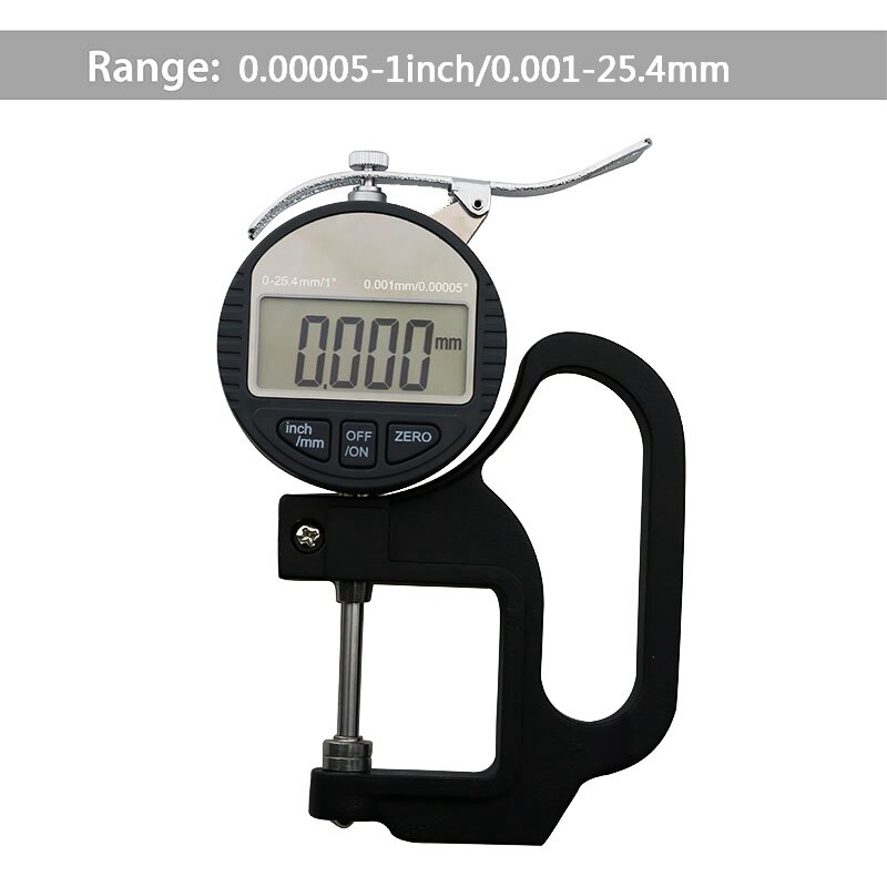 0,01 Mm Elektronische Dicke Messgerät 25,4 Mm Digitale Mikrometer Dicke Meter Micrometro Dicke Tester